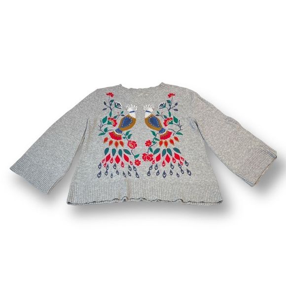 LOFT Sweaters - Loft Embroidered Women’s Sweater Size Medium